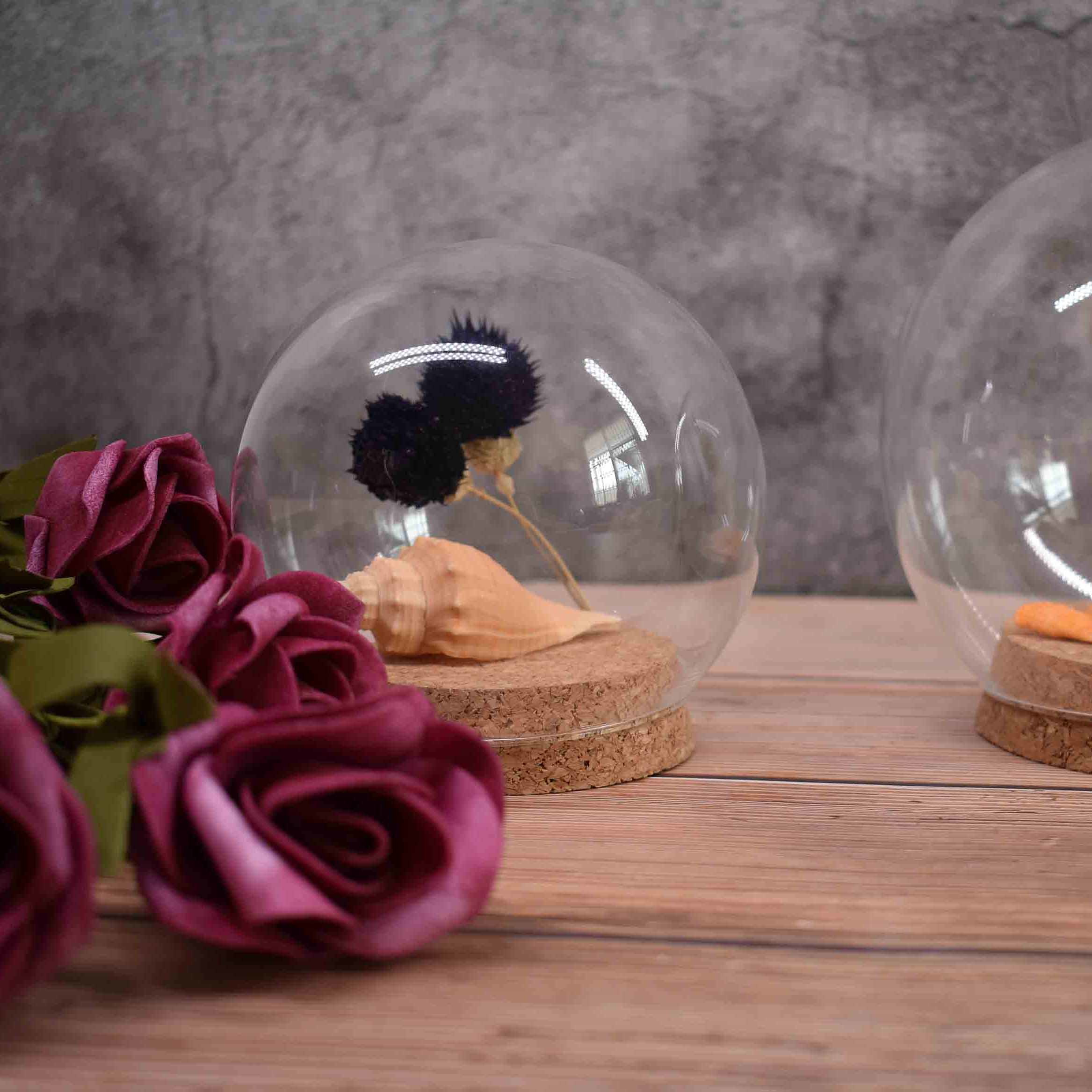 5000pcs Natural Cork Lids Stopper Tapered Waterproof Tearproof For Glass Dome