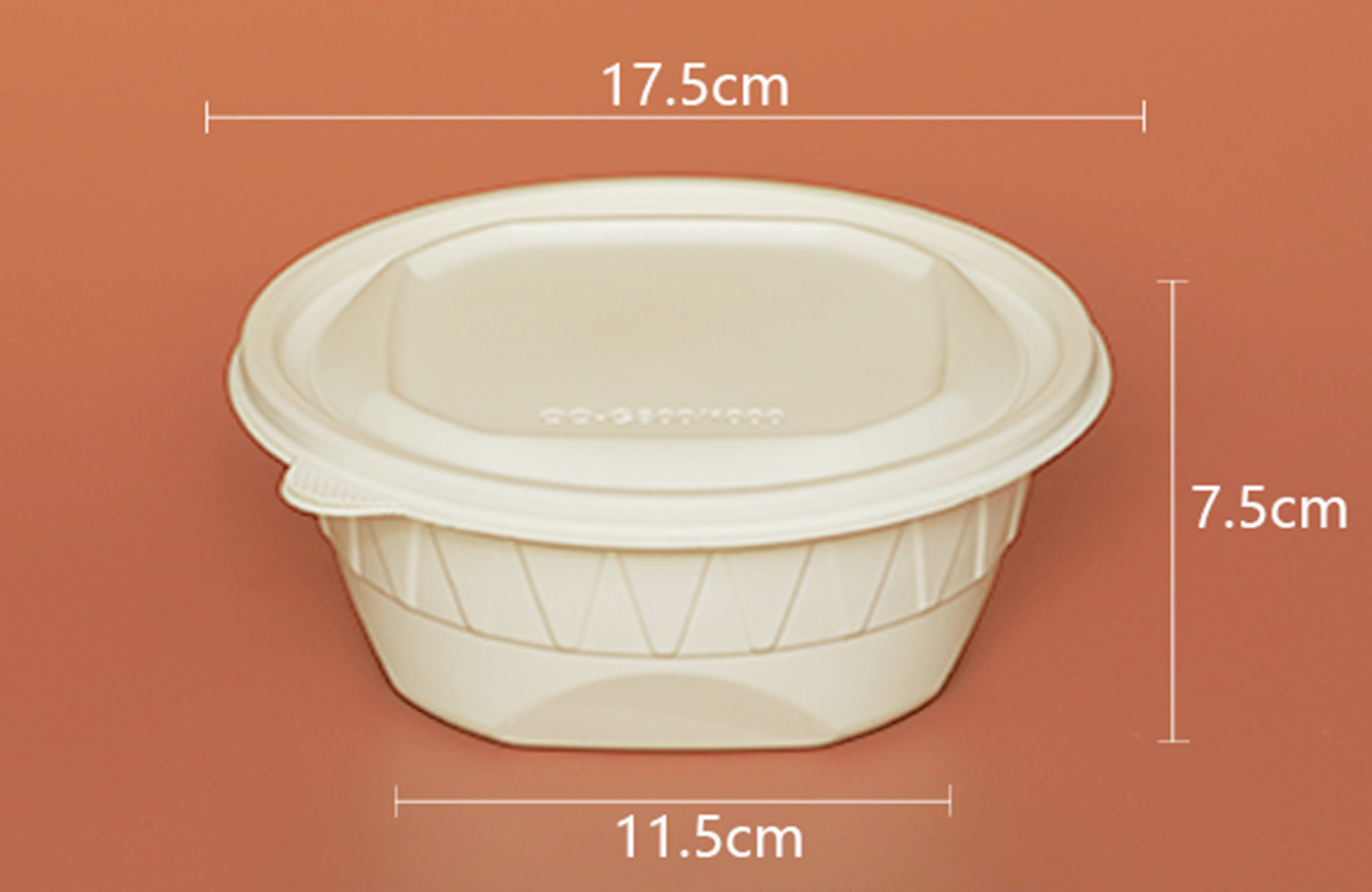 Eco-friendly corn starch biodegradable disposable bowl party food catering requires