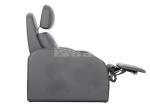 Adjustable Headrest Modern Recliner Chair Leather / Suede Finish Commercial