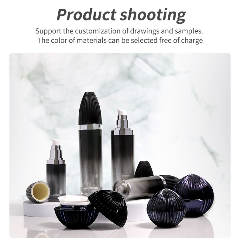 PET Cosmetic Lotion Bottle 30ml 50ml 100ml 120ml Custom Cosmetic Jars For Skincare Serum Packaging