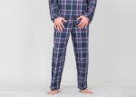 Red Yarn Dyed Check Mens Luxury Sleepwear Anti Wrinkle Eco Friendly S - XXL Size