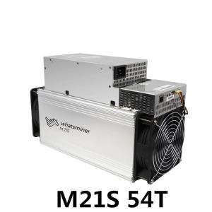 China Used Asic Whatsminer M21S 54Th 3240W SHA256 Second Hand Microbt Miner factory