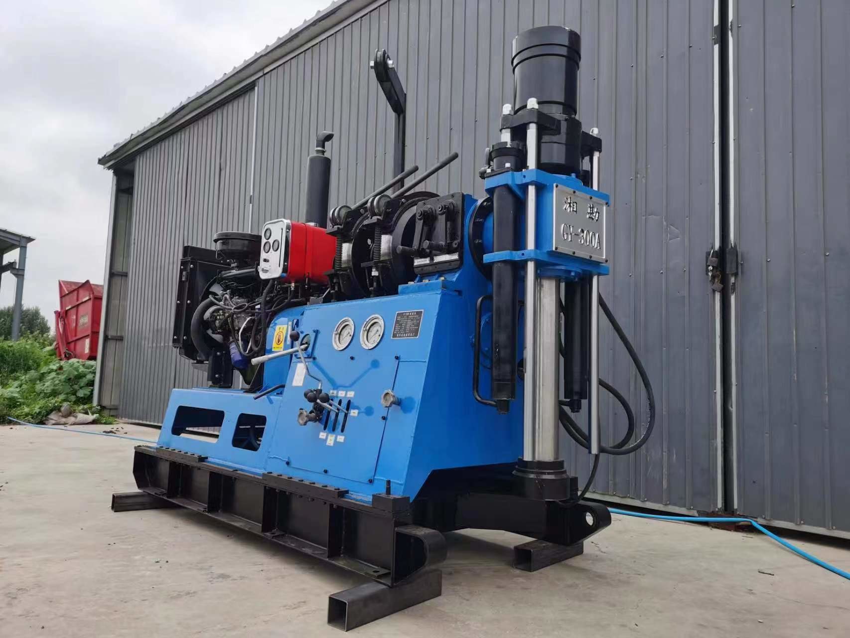 GY300m Borehole Diamond Core Drilling Machine For Small Grouting Hole Winch
