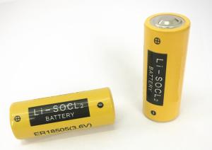China 3.6V 4000mAh ER18505 Lithium Cylinder Battery Hermetic Glass To Metal Sealing factory