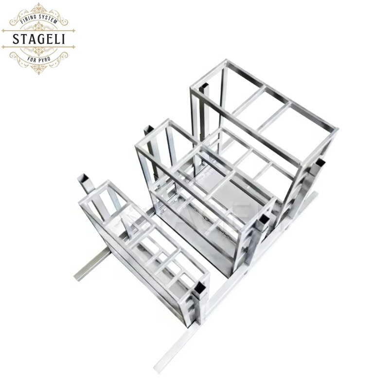 Customizable Sparkling And Safe Aluminum Metal Fireworks Racks For All Festivals