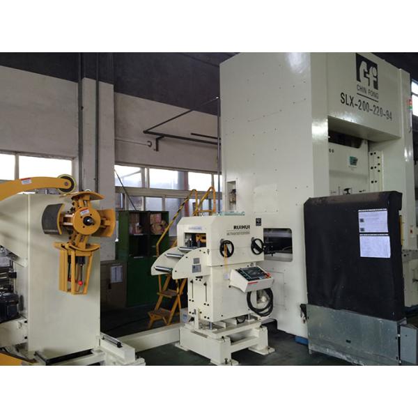 Leveling Coil Feeder Straightener Punching Equipment Automation 12 Months Warranty