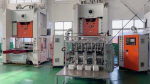 China 3Phase Semi Automatic Aluminium Foil Container Making Machine 75 Strokes/Min factory