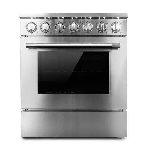 Electric Stove With Oven 30 Inch Freestanding Electric Range 124L / 4.4 Cu.Ft.