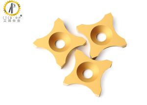 China YC333 Tungsten Carbide SPUB63 Scarfing Insert For Steel Tube Machining factory