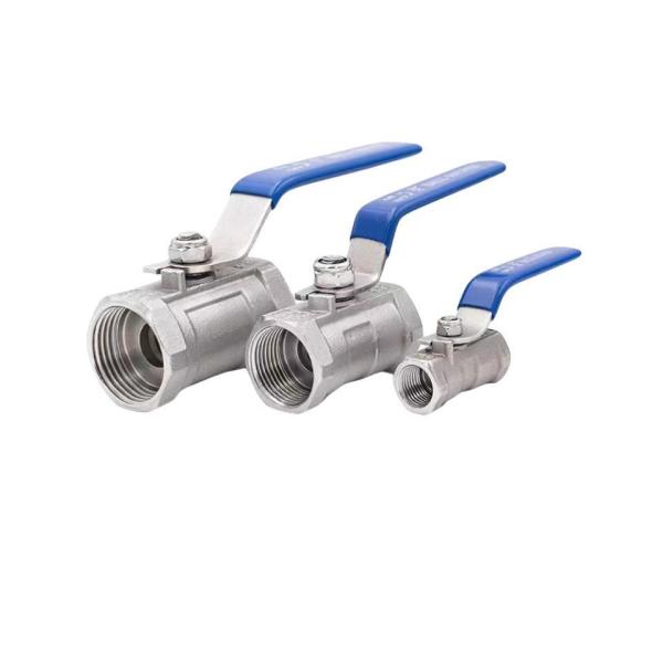 Manual Driving Mode 1000psi Investment Casting 1PC Ball Valve for Chemical