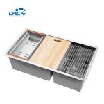 Handmade Kitchen Sink Topmount Kitchen Sink Double Bowl Kitchen Sink Stainless