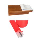 Customized Logo Printing PE Stretch Film Length 25 - 1500m For Wooden Plate