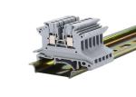 UK series din rail terminal block UK 2.5mm plastic screw clamp terminal brass