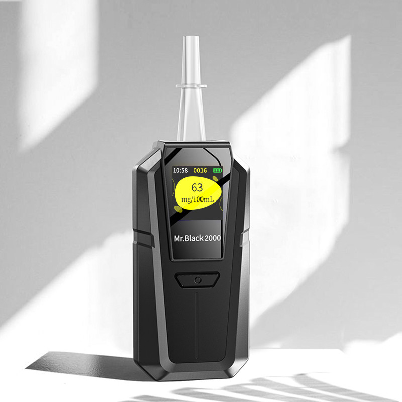 Convenient Semiconductor Breathalyzer High Accuracy 0-400mg/100ml Detection Range