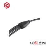 LED Lighting Y Type 3 Pin Waterproof Cable Splitter Connector Female / Male