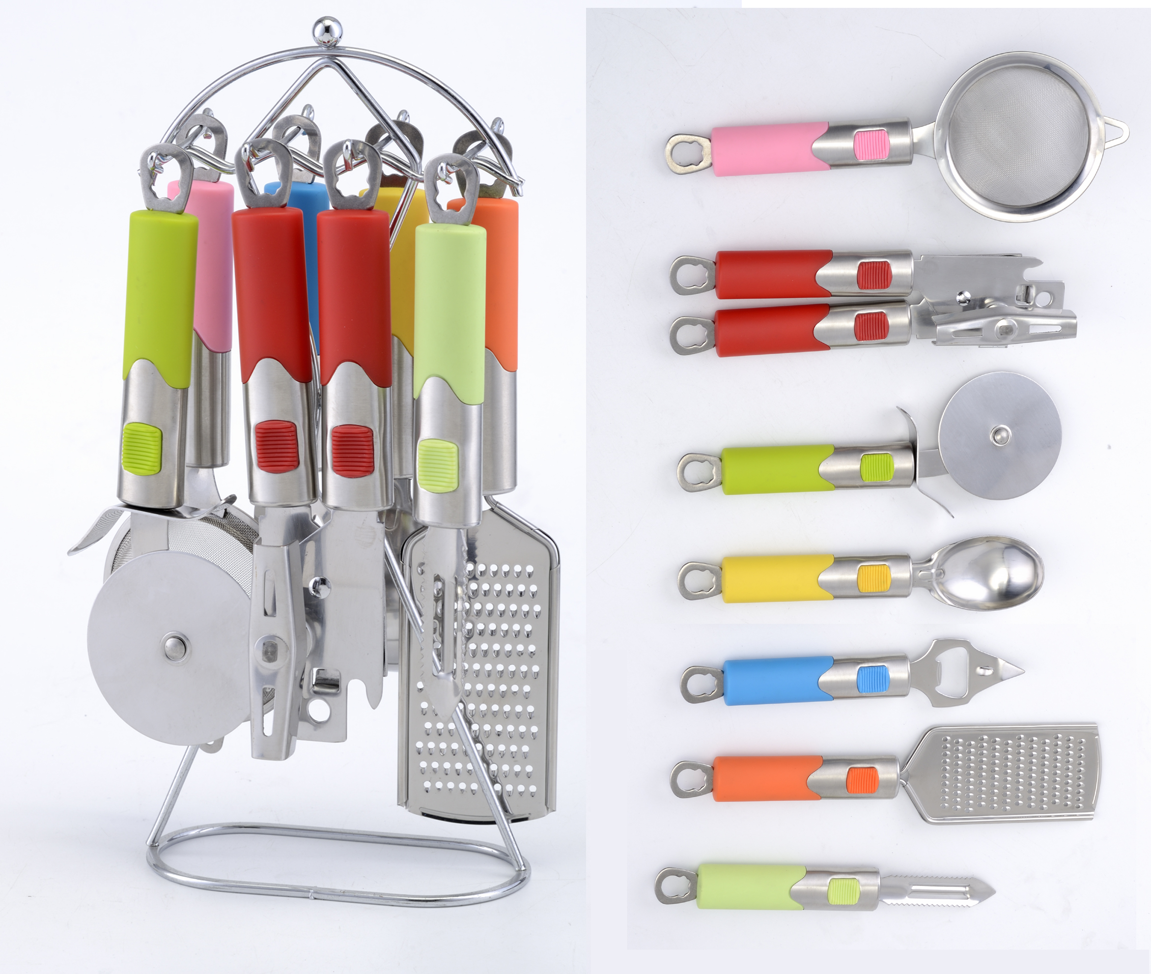 House Serving Utensils Cooking Tool Sets in Any Color with Plastic Stainless Steel