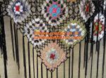 Womens Tassel Hollow Long Handmade Crochet Ponchos Wool Grandrelle Yarn Poncho
