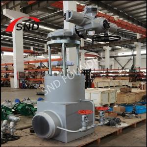 China F92 Parallel Double Gate Valve with Electric Drive for Steam Medium and High Temperature Applications factory