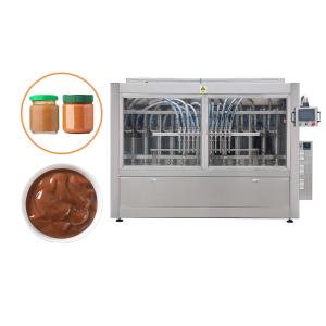 China Npack Automatic 50ml-500ml Multi Head Piston Pump Peanut Paste Filling Machine on sale