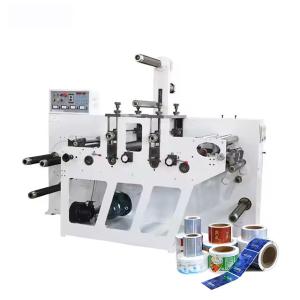 China Automatic Blank Label Rotary Die Cutting &amp; Slitting Rewinding Machine factory