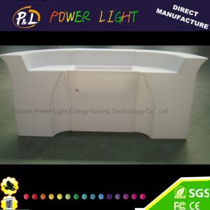 China Event Party Bar Furniture Color Changing LED Palstic Bar Counter factory