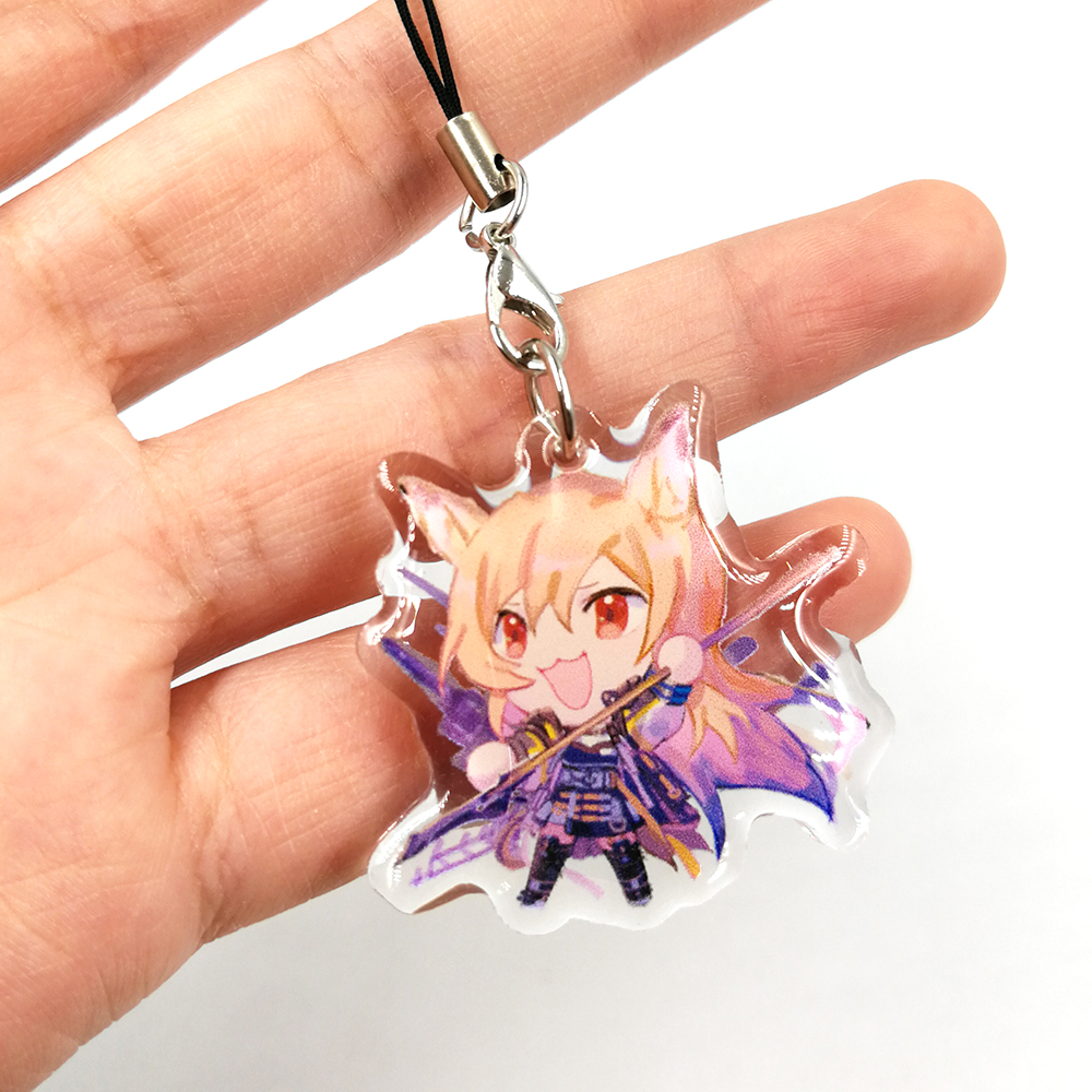 Fadeless Anime Phone Charm Epoxy Resin Charms For Kids Souvenir