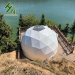 2 People Small Geo Dome Tent 5m 6m Diameter For Living