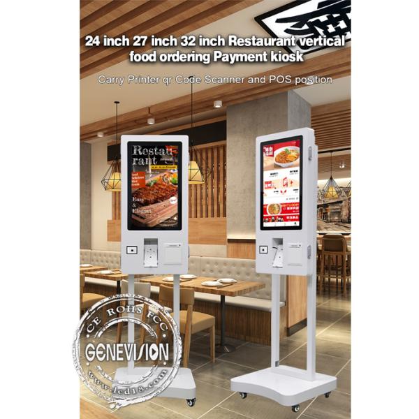 24inch Android 11 Mall Fast Food Self-Service Ordering Kiosk Touch Screen Parking Payment Kiosks