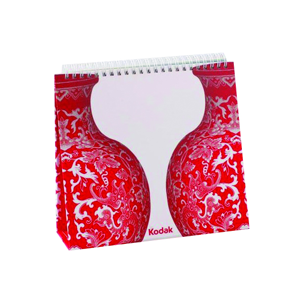 2018 company advertising calendar printing, Glossy art card desk calendar with cheap prices, cute desk calendar