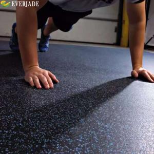 China High Density 20mm Gym Room Rubber Granules Gym Floor Roll Tiles for Unisex Granules factory