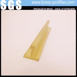 China Copper Extrusion T Sections for Furniture Decoration and Protection factory