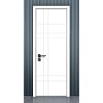 Customized UPVC PVC Casement Doors with 70mm Window Frame Width