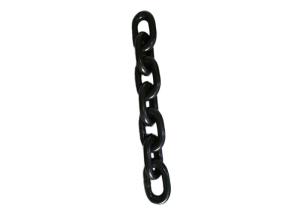 China Black Blackened G80 Lifting Chain , Polishing And Black Blackened Lifting Chain factory
