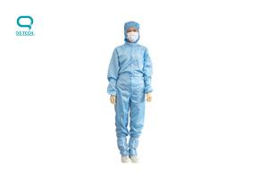 China 5mm Stripe Anti Static Work Clothes For Electronic Factory Equipment factory