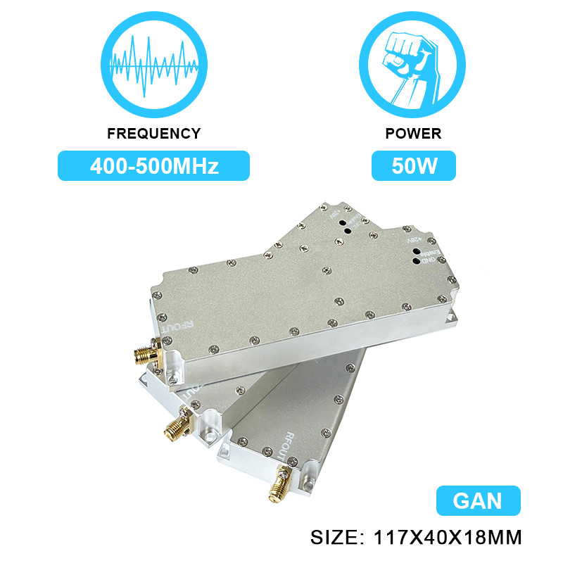 50W 400-500MHz Anti Drone System Fpv Module Anti-Drone Module for Fpv Detector with GaN and Isolation Protector