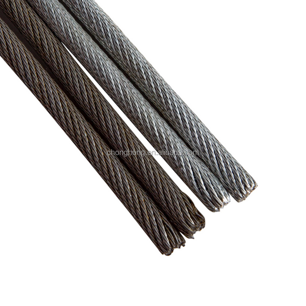 6X19 FC 8X19 6X7 FC IWRC 6X12 7FC 6X19 FC IWRC 6X24 7FC 6X37 Non-Alloy Galvanized Steel Wire Rope for Tough Construction