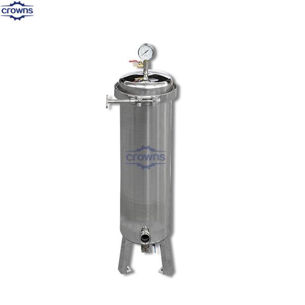 China Directly Sanitary Champagne Junmai Sake Sparkling Wine Security Precision Multi cartridge Filters Housing factory