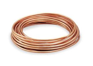 China 0.01-20mm Thickness Round Copper Pipe , Soft Copper Coil For Water Heater factory