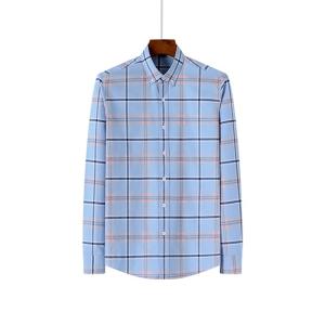 China 100% Cotton Plaid Western Fashionable Mens Shirts Half Long Sleeve Plus Size In Autumn factory