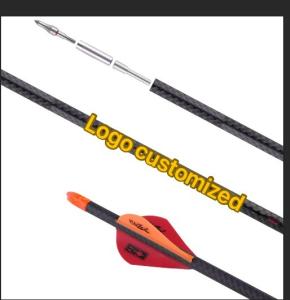 China Factory Directly Wholesale Customized Logo Printed Carbon Hunting Arrows Target Arrows Crossbow Bolts factory