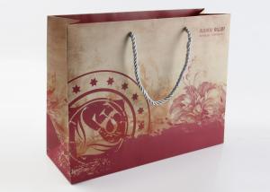 China Matte Laminated Pretty Gift Packing Bags 250GSM Art Paper With PP Handles factory