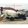 Buy cheap china made 28-32hp 3 wheeler 2 cubic meters small concrete mixer truck from wholesalers