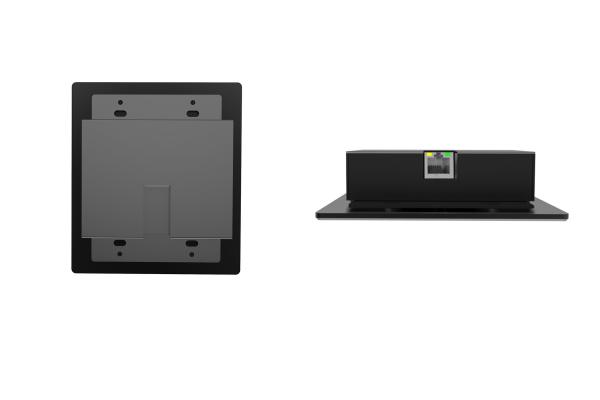 4CH Bluetooth Dante Wall Plate , 3.5 Mm Stereo Audio Wall Plate with Name