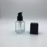 Square Clear Liquid Foundation Bottle 30ml 50ml ODM OEM Logo
