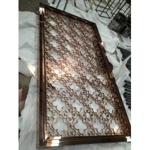 China Gold Stainless Steel Perforated  Panels For Sunshades/Louver/Window Screen on sale