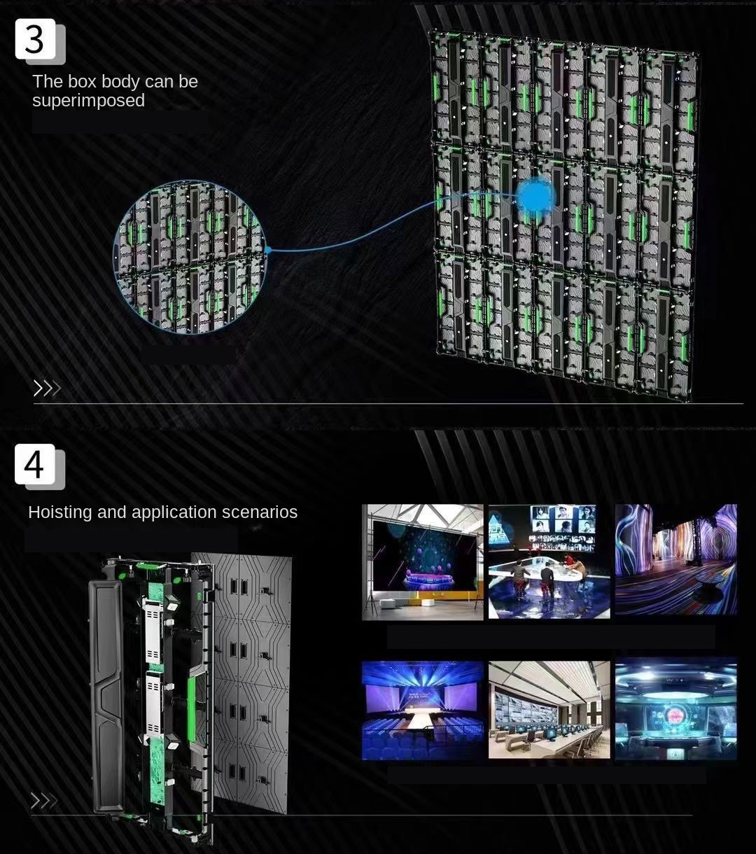 Large Led Screen Rental Outdoor Waterproof LED Video Wall Digital Poster P3 P4 P5 P6