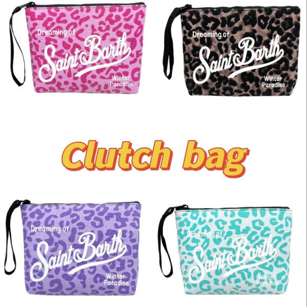 China Wholesale Custom Logo Straw Clutch Makeup Bag With Zipper Durable Logo Pattern Flat Bag For Outdoor Activities Evening Clutch Bags for Women factory