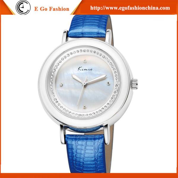KM19 New Fashion Unisex Watch Leather Strap Casual Fashion Quartz Watch Kimio