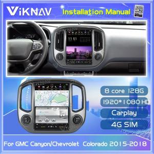 China For 2015-2018 Chevrolet Colorado GMC Canyon 12.1 Inch Stereo 128G Navigation GPS Multimedia Player Wireless Carplay 4G factory