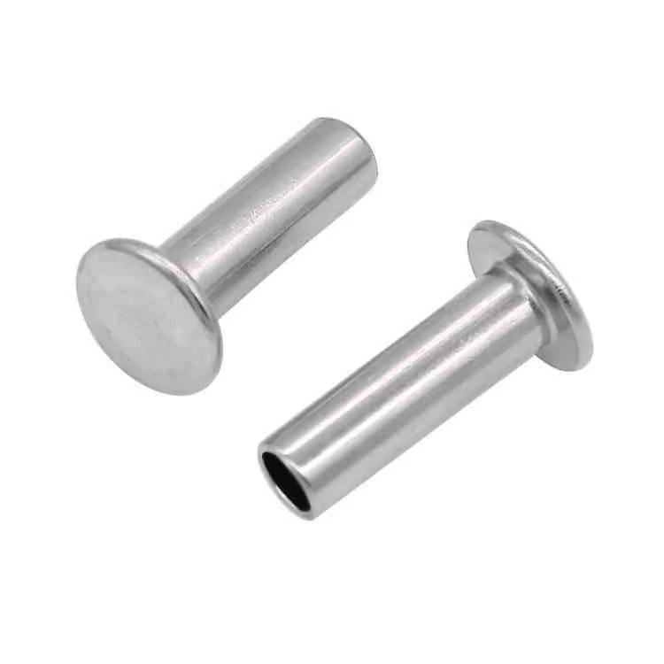 Stainless Steel Flat Head Half Rivet DIN6792